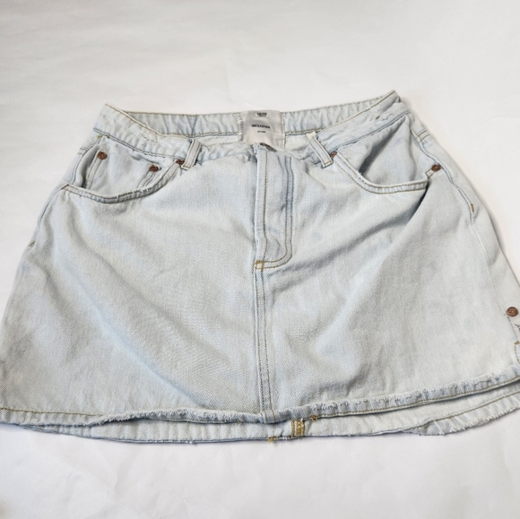 One Teaspoon Brando Size 31 Mini Jean Skirt - Picture 10 of 11